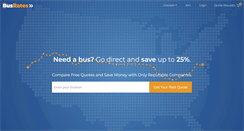 Desktop Screenshot of busrates.com